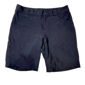 Eastern Mountain Sports Black Water Wind Resistant Nylon Spandex Shorts